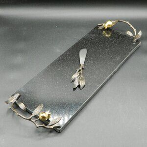 Michael Aram Pomegranate Cheese Board & Knife in Box